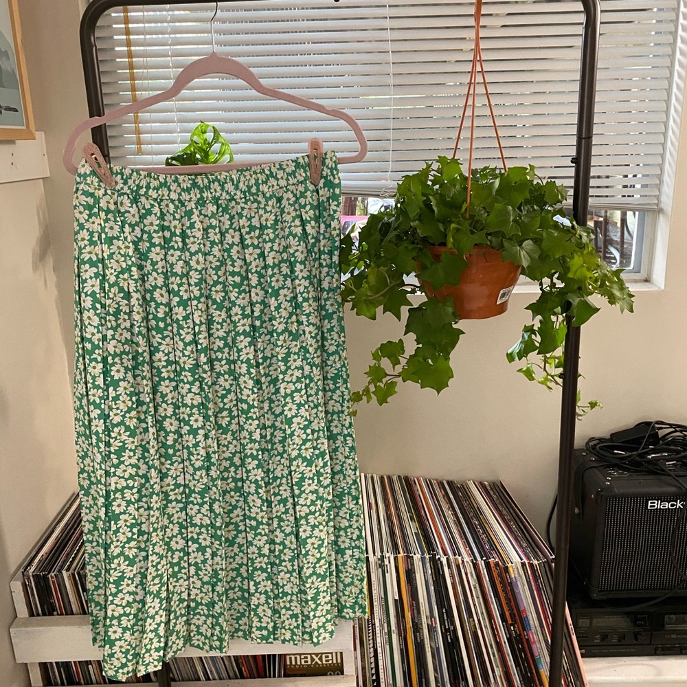 Green Floral 2 Piece